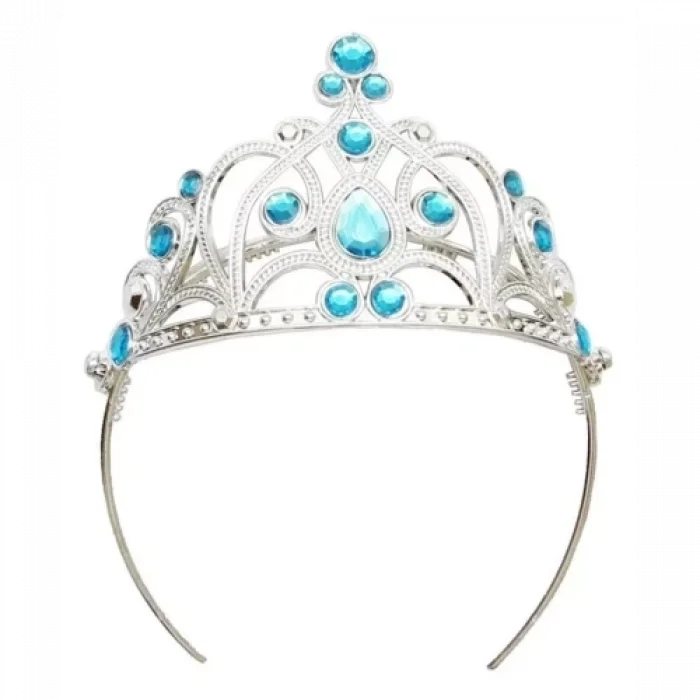  Mavi Taşlı Prenses Tacı