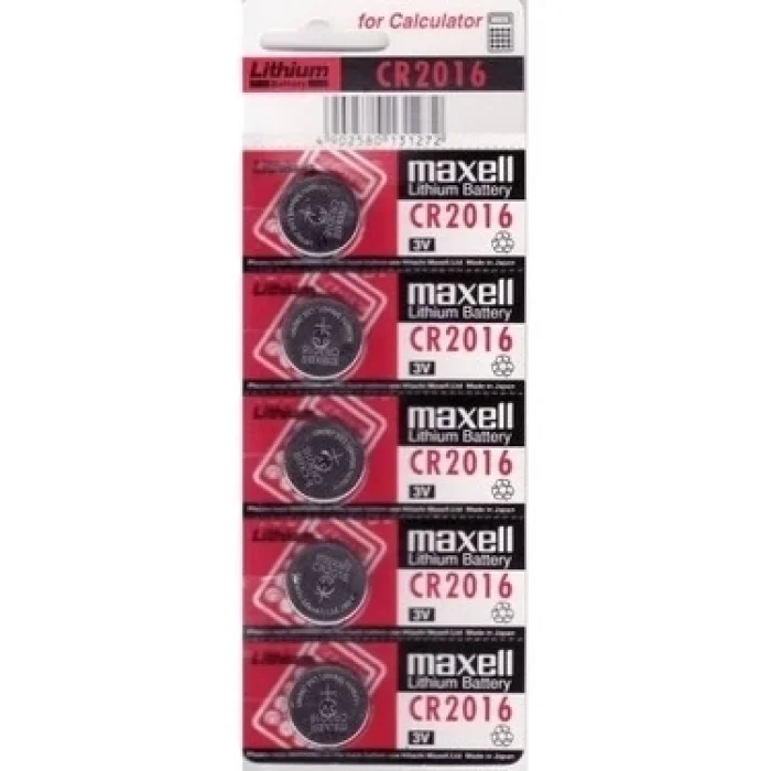 BUĞZ Maxell Cr2016 3v Lityum Düğme Pil 5li Paket