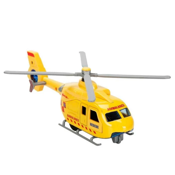 BUĞZ Maxx Wheels Sesli ve Işıklı Çek Bırak Die Cast Helikopter