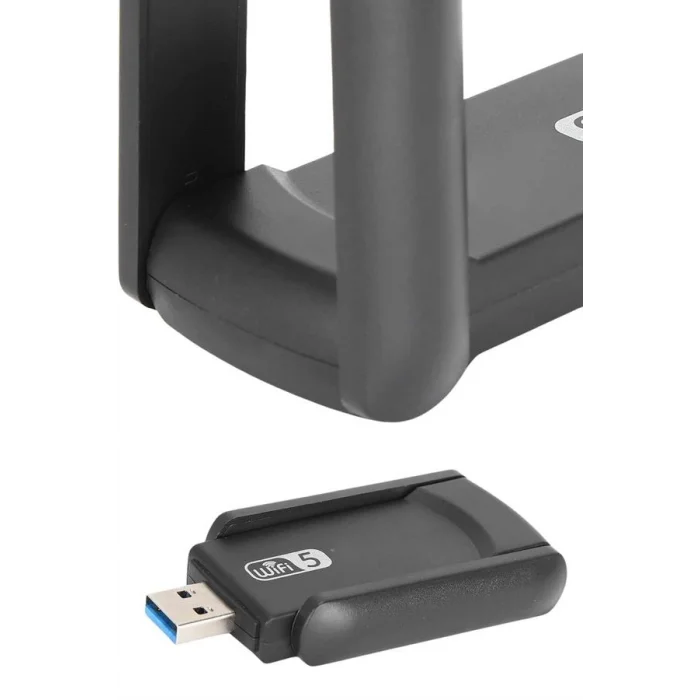 BUĞZ Mbps Wifi Alıcı Kablosuz Wifi Adaptörü Çift Band Çift Antenli - BUĞZ