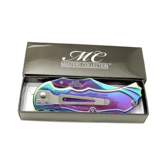 BUĞZ Mc S Collection 20 Cm Kamp / Outdoor Çakı  - Yarı Otomatik, Kemerlikli, Kutulu