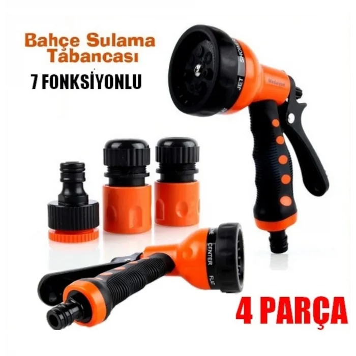 BUĞZ Medalyan Md-708 7 Fonksiyonlu Otomatik Bahçe Sulama Tabancası Set Fıskiye