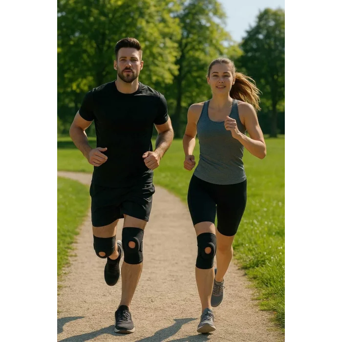  Medical Destekli Diz Korsesi Çapraz Bağ Menisküs Ağrısı Için Sporcu Dizlik, Termolu Jelli