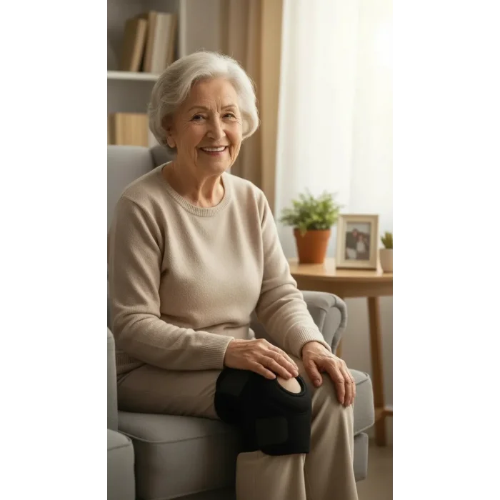 BUĞZ Medical Patella Destekli Ayarlanabilir Dizlik – Menisküs ve Spor İçin Diz Koruyucu