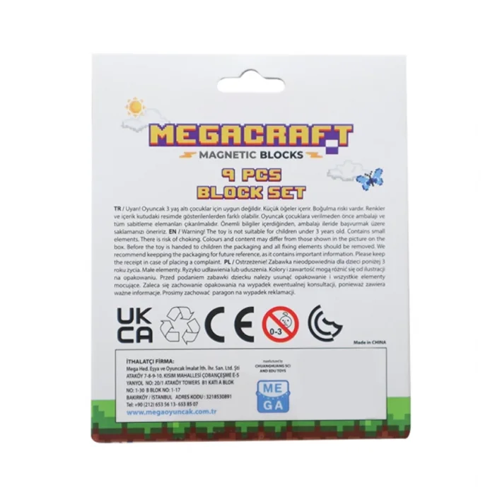  Megacraft 9 Parça Ağaç Gövde Blok