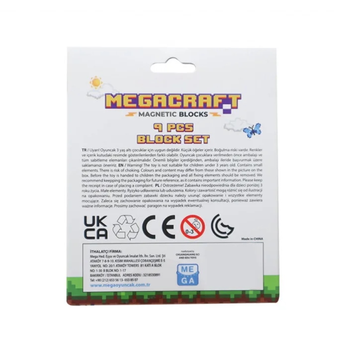  Megacraft 9 Parça Çimenli Toprak Blok