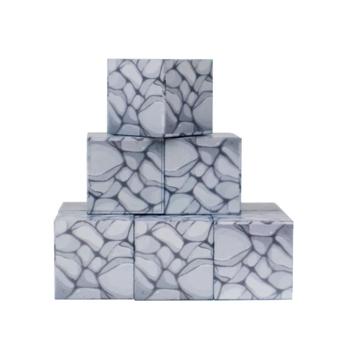  Megacraft 9 Parça Gri Taş Blok