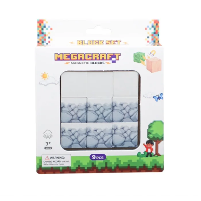  Megacraft 9 Parça Karlı Taş Blok