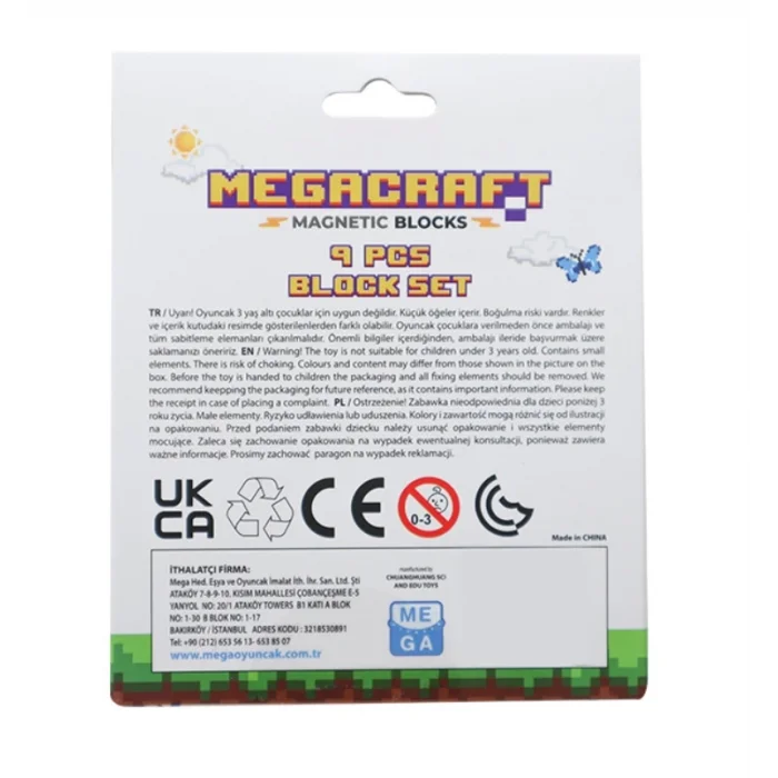  Megacraft 9 Parça Yaprak Çimen Blok