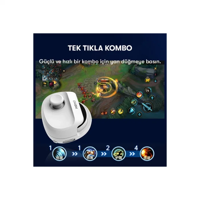 BUĞZ Memo Mb01 Oyun Tuşu - Beyaz