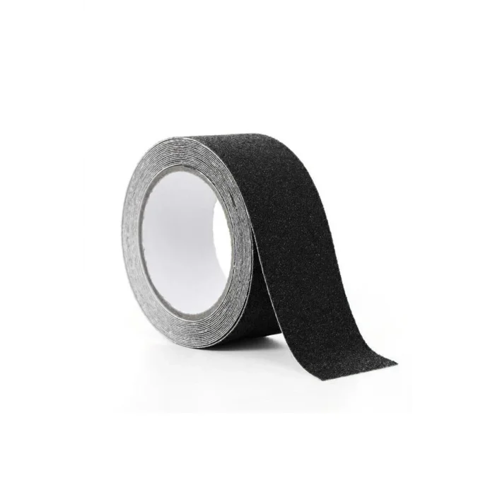 BUĞZ Merdiven Zemin Kaydırmaz Güçlü Bant Yapışkanlı Kaymaz Bant Siyah 25 mm X 5 Metre