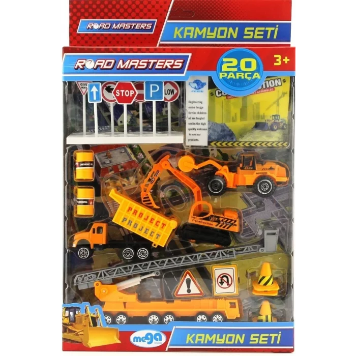  Merdivenli Metal Kamyon Seti 5105