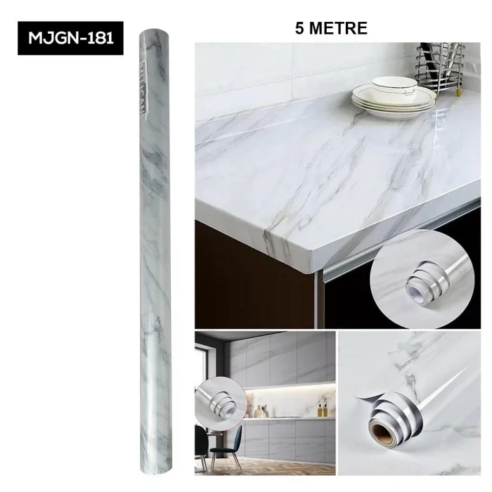 BUĞZ Mermer Desen Folyo Beyaz