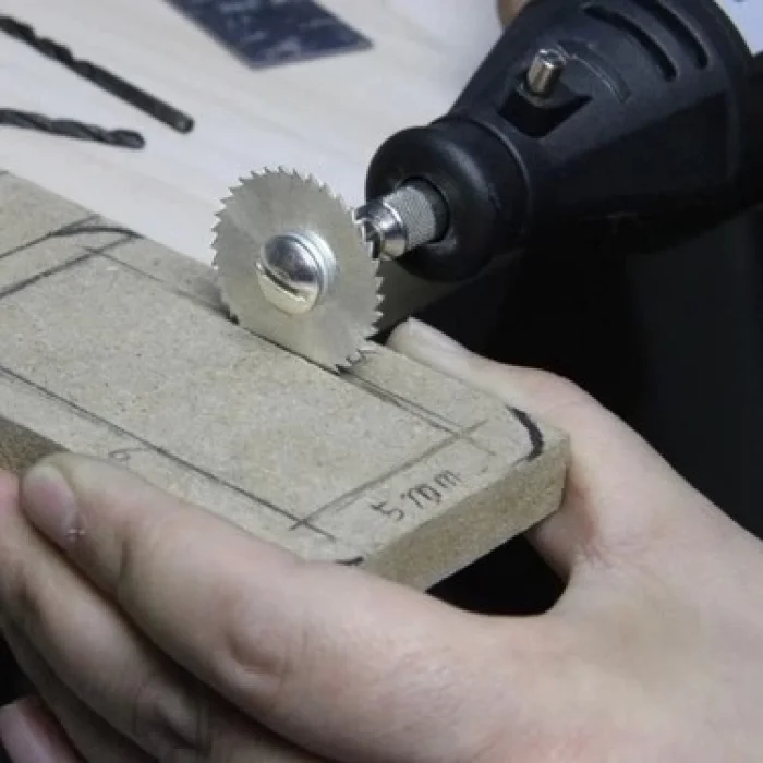 BUĞZ Metal 6 Parça Mini Matkap Ucu Ahşap Kesme Yuvarlak Çelik Bıçak Disk Testere Seti Kiti