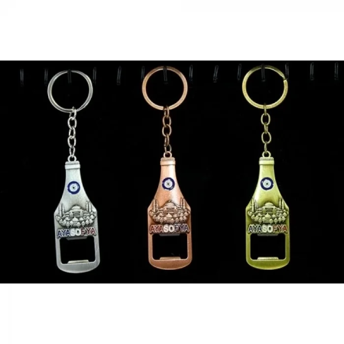  Metal Ayasofya Anahtarlık Ve Açacak Model 1