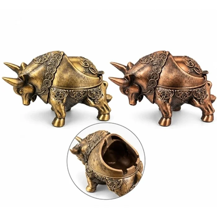 BUĞZ Metal Boğa Tasarımı Küllük Alk6400