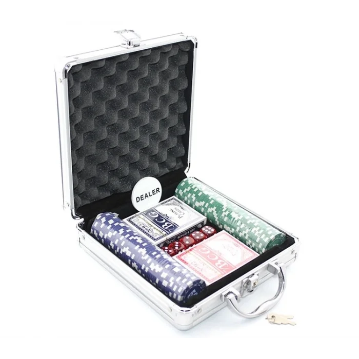 BUĞZ Metal Çantalı 100 Chipli Poker Oyunu Alk1495