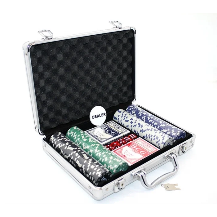 BUĞZ Metal Çantalı 200 Chipli Poker Oyunu Alk1500