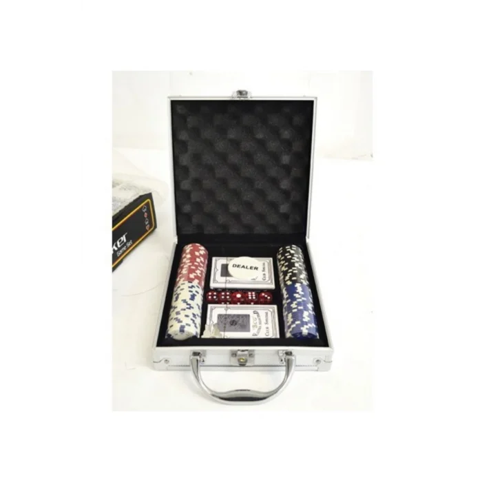 BUĞZ Metal çantalı poker seti 2 kişilik 10 yaş ve üzeri kutu oyunu - Anne & Bebek & Çocuk