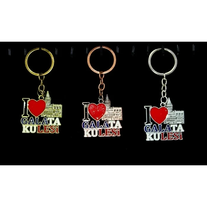 BUĞZ Metal Galata Kulesi Anahtarlık Alk2208