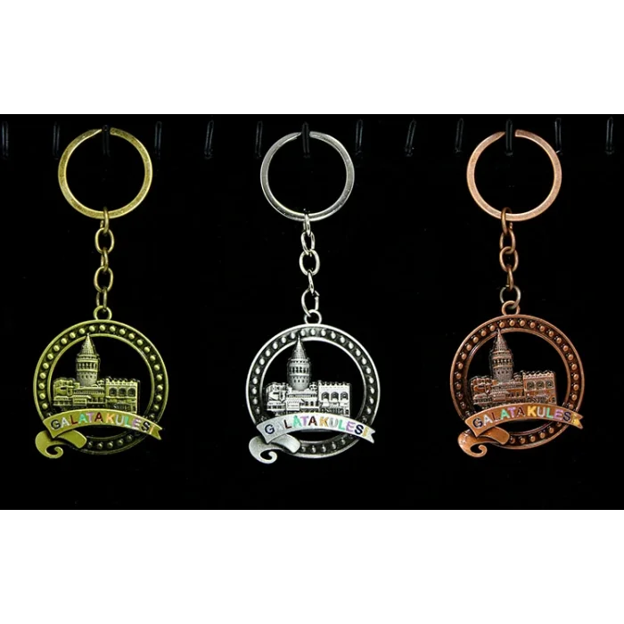 BUĞZ Metal Galata Kulesi Anahtarlık Model 3