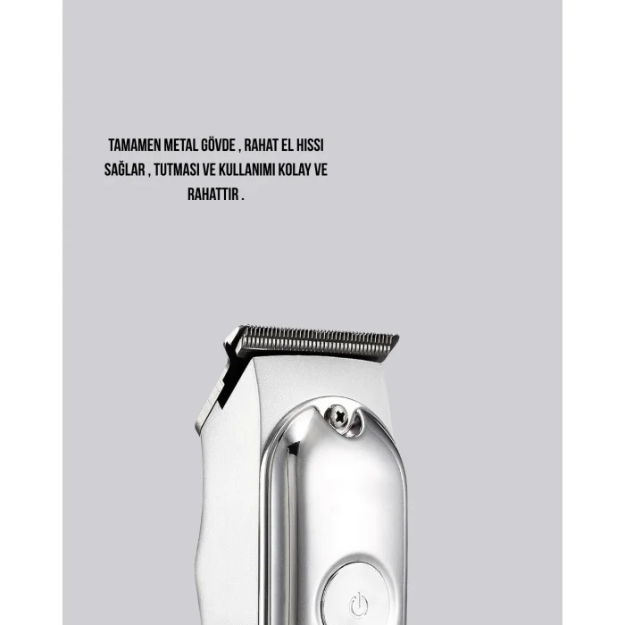 BUĞZ Metal Gövdeli Saç Sakal Kesme Makinesi – Hassas Kesim İçin