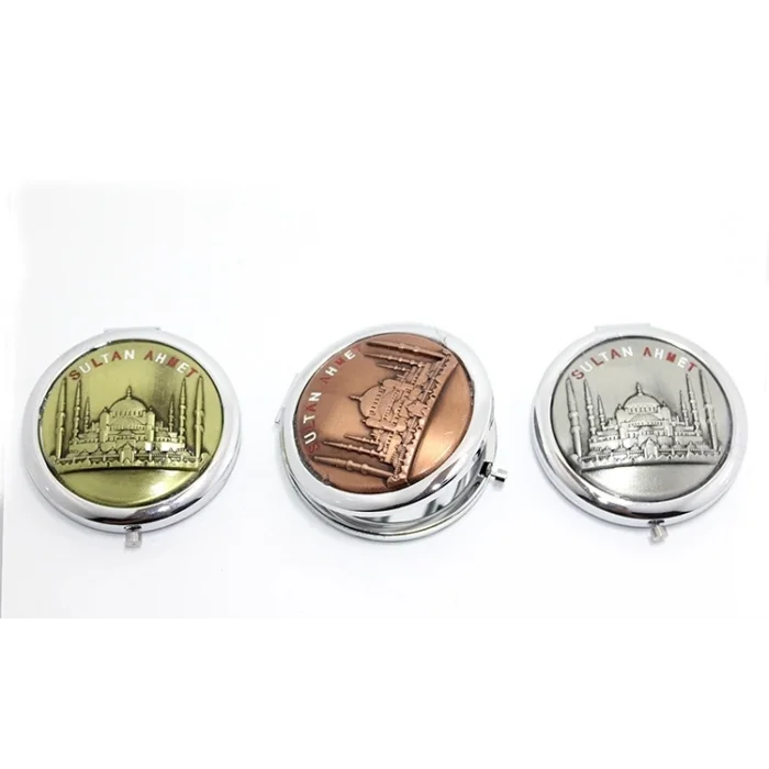 BUĞZ Metal İstanbul Temalı Yöresel Kabartmalı El Aynası 2alk112