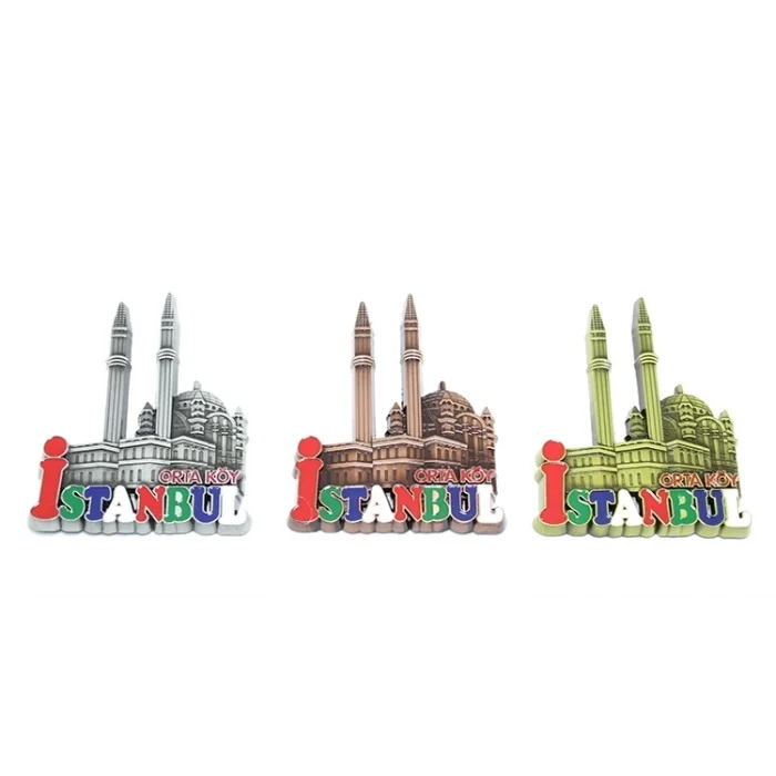 BUĞZ Metal İstanbul Temalı  Yöresel Magnet 2alk80