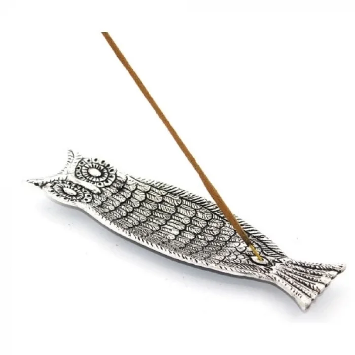  Metal Kayık Baykuş Tasarımı Tütsülük Model 1