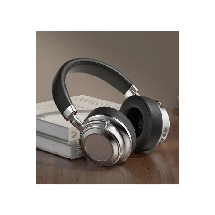 BUĞZ Metal Kulak Üstü Kablosuz Bluetooth Kulaklık Hybrid Anc Type-c Hızlı Şarj Bluetooth 6.0