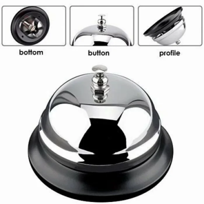  Metal Renkli Masa Otel Resepsiyon Zili