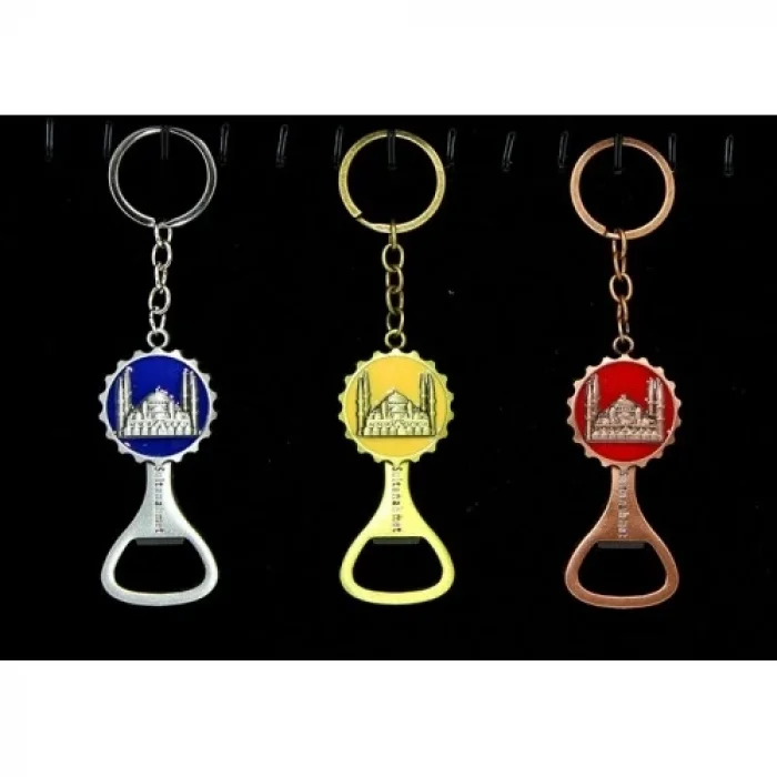  Metal Sultanahmet Anahtarlık Ve Açacak Model 2