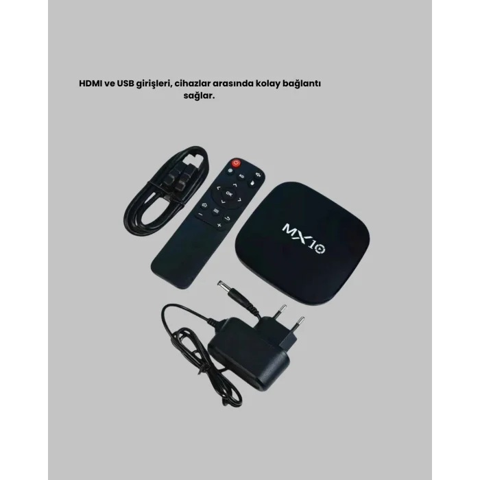 BUĞZ Mi Box S 4K Android TV Box – Google Asistan, Dolby Ses, 8 GB Hafıza, Chromecast Desteği