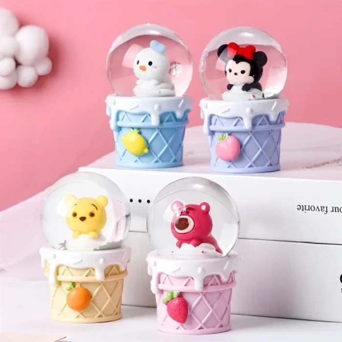  Mickey Mouse Işıklı Kar Küresi Model 3