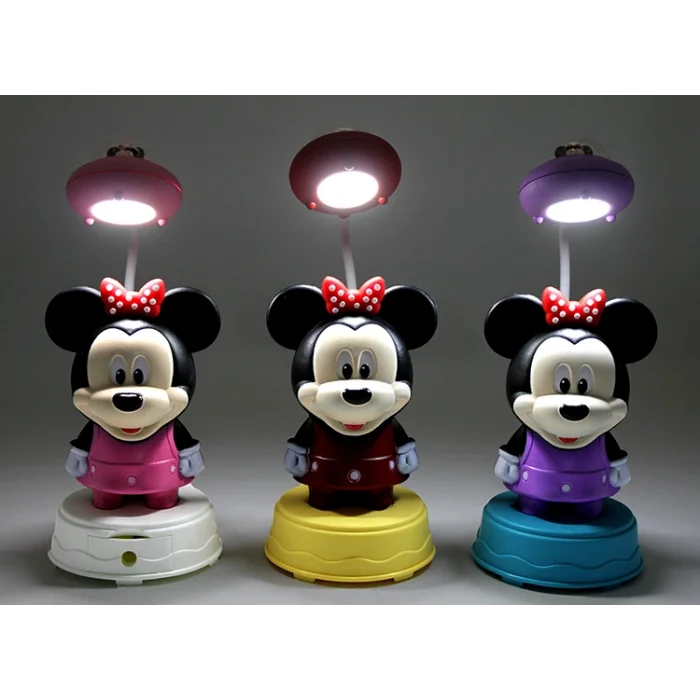 BUĞZ Mickey Mouse Masa Üstü Lamba USB Şarjlı Model 1