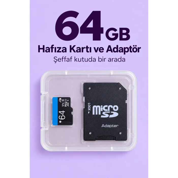 BUĞZ Micro SD Hafıza Kartı Şeffaf Saklama Kutulu - BUĞZ