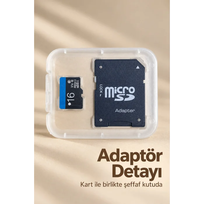 BUĞZ MicroSD Hafıza Kartı 16 GB Adaptörlü Set - BUĞZ