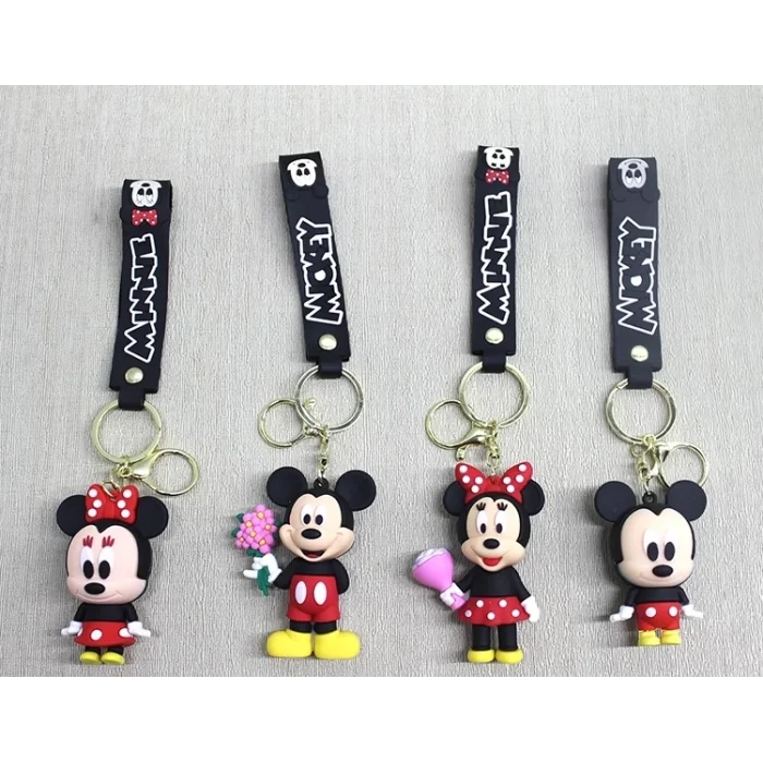 BUĞZ Miki Ve Mini Maus Silikon Anahtarlık Alk4262