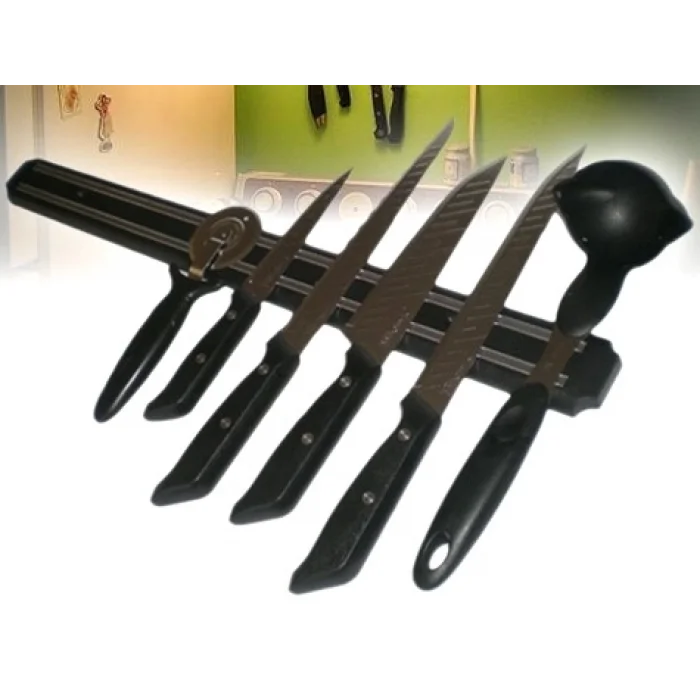 BUĞZ 55 Cm Manyetik Bıçak Tutucu - Duvara Monte Çelik Şerit, Mutfak Bıçak Askısı BX-313476