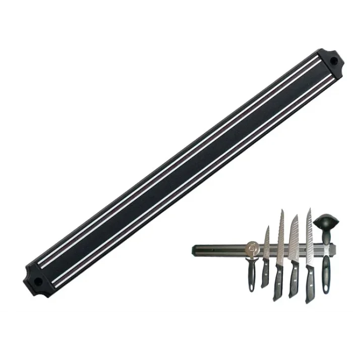 BUĞZ Eco Lounge Mıknatıslı Bıçak Tutucu Stand - 49 cm, Siyah