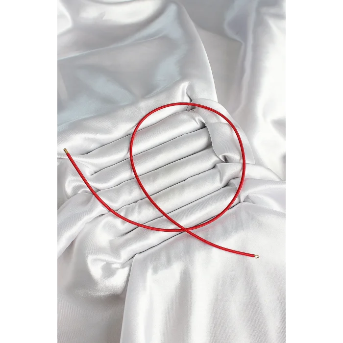 BUĞZ Mıknatıslı  Koyu Kırmızı Renk Sarmal Kadın Bileklik - Lisinya