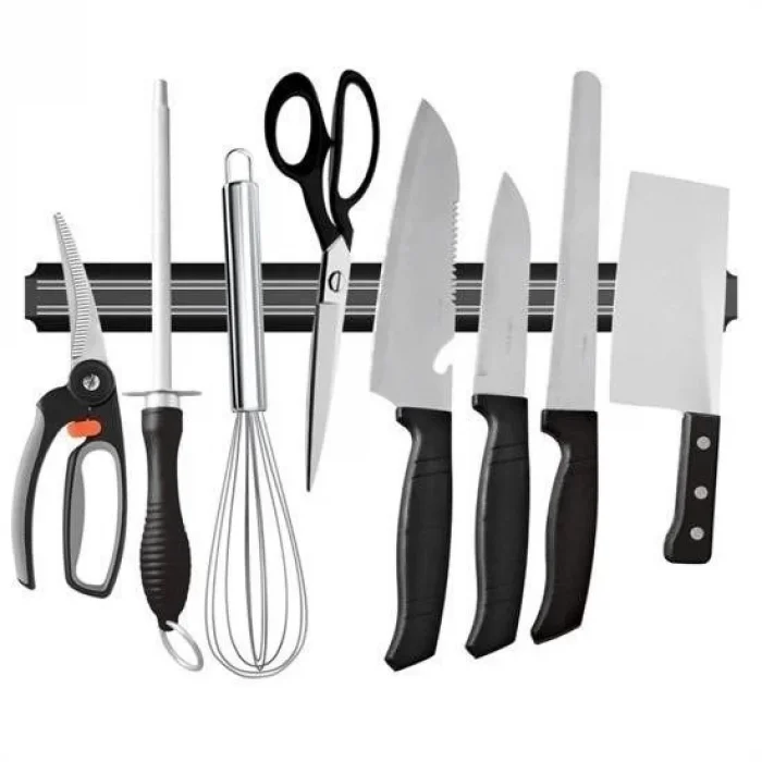  Mıknatıslı Paslanmaz Duvar Bıçak Askısı Standı 55 Cm Aparat