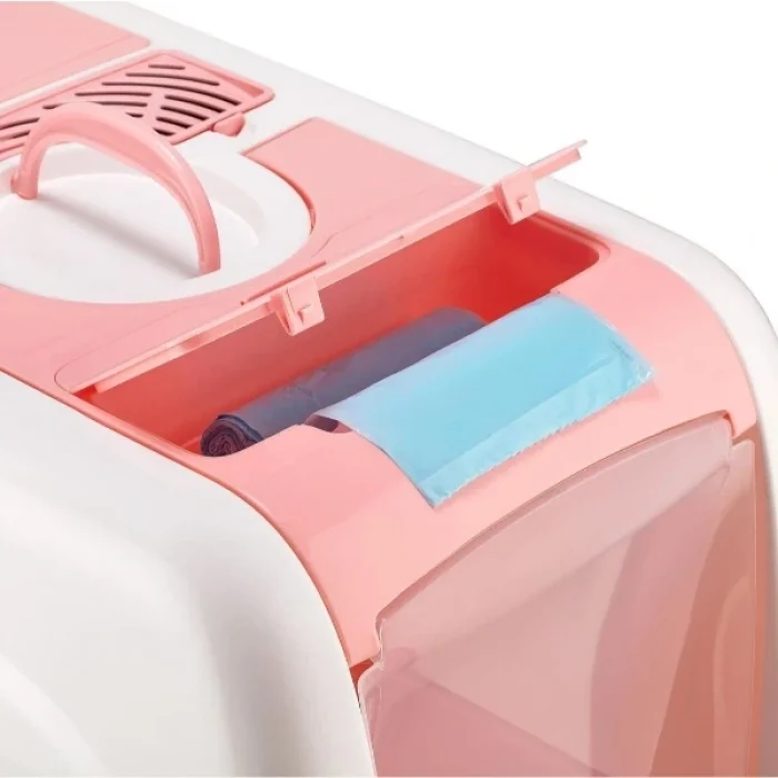 BUĞZ Mikopet Büyük Kapalı Kedi Tuvaleti Mor