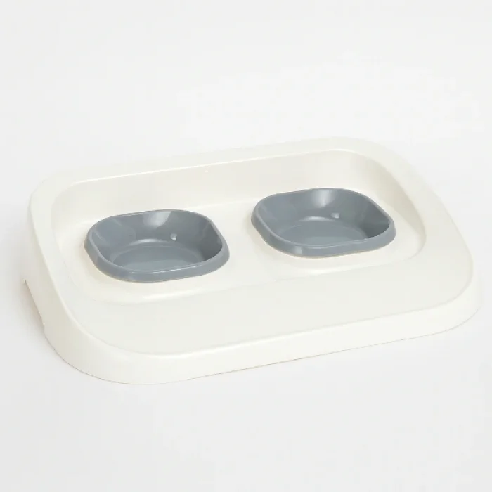 BUĞZ Mikopet Gri 2si 1 Arada Mama Ve Su Kabı