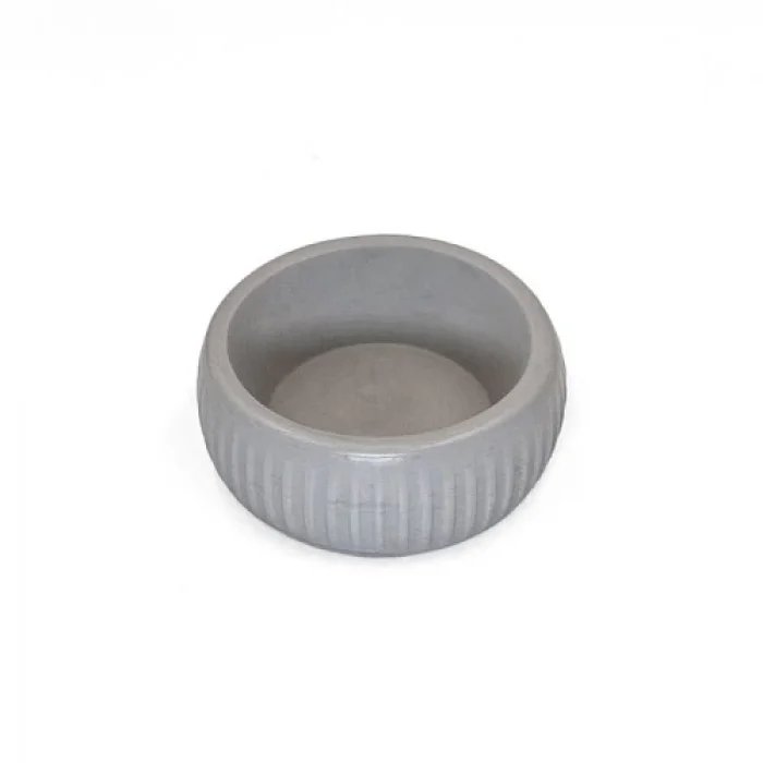  Mikopet Organik Seramik Mama Kabı Gri