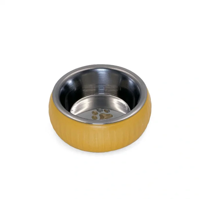 BUĞZ Mikopet Organik Seramik Mama Kabı Sarı