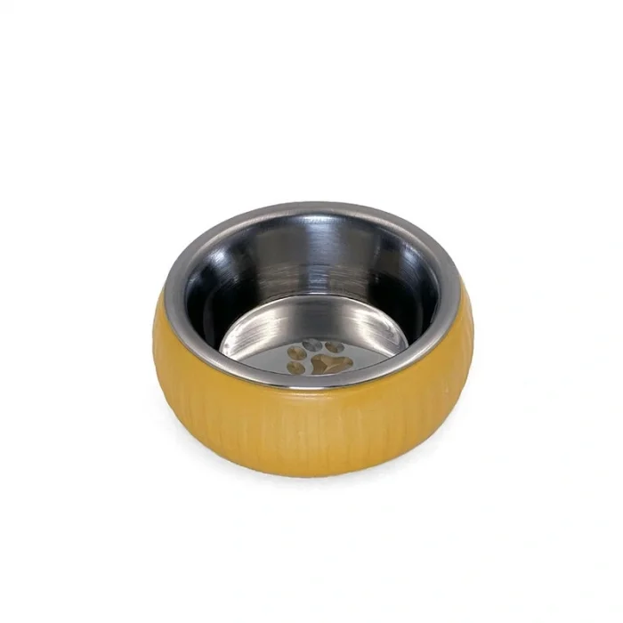 BUĞZ Mikopet Organik Seramik Mama Kabı Sarı