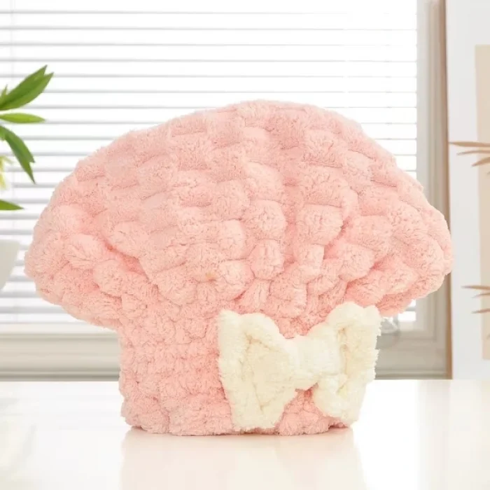 BUĞZ Mikrofiber Örgü Saç Kurutma Bone Havlu