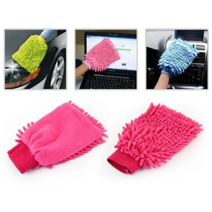 BUĞZ Mikrofiber Temizlik Eldiveni - Araç Yıkama Eldiveni Oto Yıkama Temizleme Cila Eldiveni