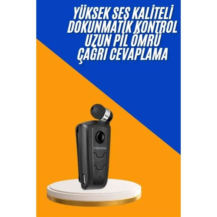 BUĞZ Mikrofonlu Makaralı Bluetooth Kulakiçi Kulaklık Android ve İOS Uyumlu